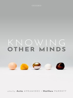 cover image of Knowing Other Minds